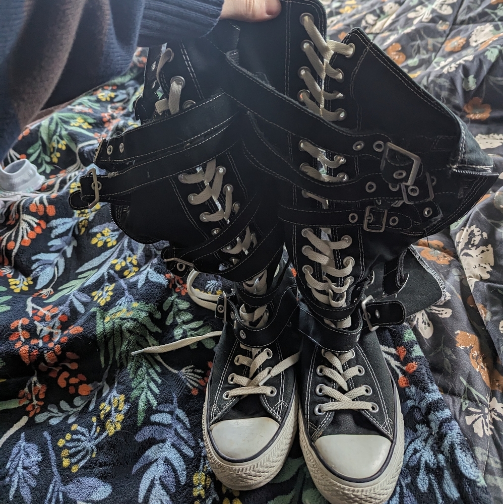 Buckle Knee High Converse